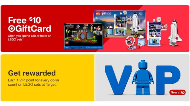 $10 Target Gift Card with $50 LEGO Purchase