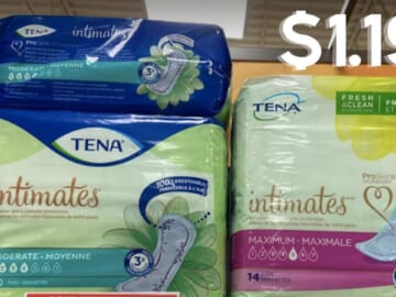 $1.19 Tena Pads at the Publix Extra Savings Event