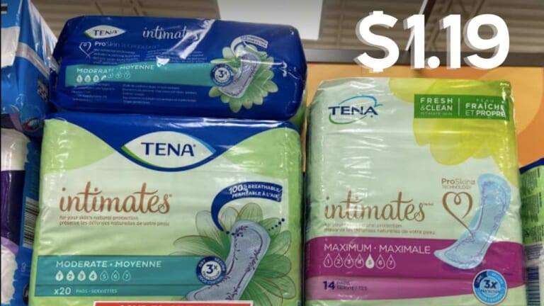 $1.19 Tena Pads at the Publix Extra Savings Event