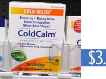 Stock Your Medicine Cabinet with $3.35 Boiron ColdCalm