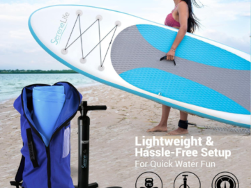 Today Only! Paddle Boards by SereneLife from $193.79 Shipped Free (Reg. $339.99) – FAB Ratings!