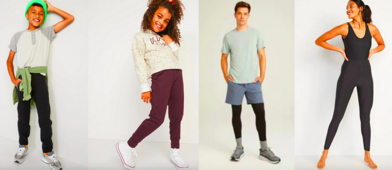 HOT Deals on Activewear for the Family at Old Navy Today!