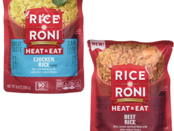 6-Count Rice A Roni Heat & Eat Rice Variety Pack $12.74 After Coupon (Reg. $17) – $2.12/Pouch! Chicken & BeefFlavors!