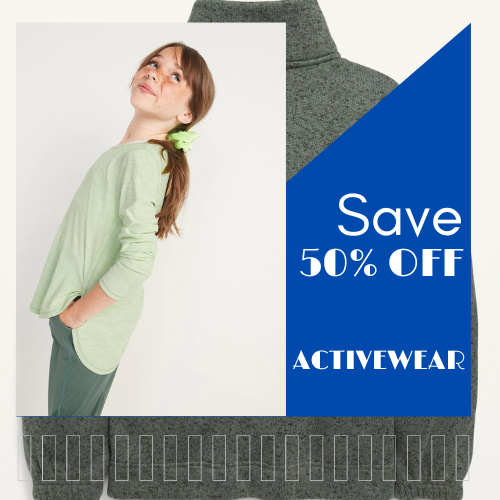 Today Only! Save 50% off on Activewear from $6.49 (Reg. $12.99+) – for Men, Women, Girls and Boys!