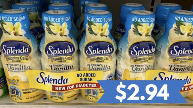 Get a 6-Pack of Splenda Diabetes Care Shakes for $2.94 (reg. $9.94)