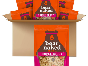 Bear Naked Fit Granola, Triple Berry, 12 Ounce (Pack of 6) only $12.01!