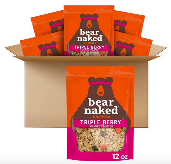 Bear Naked Fit Granola, Triple Berry, 12 Ounce (Pack of 6) only $12.01!