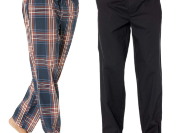 Amazon Essentials Men’s Straight-Fit Woven Pajama Pants $7.40 (Reg. $13.58) – Select Colors & Sizes