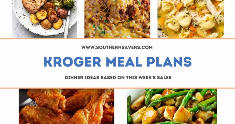 kroger meal plans 12/7