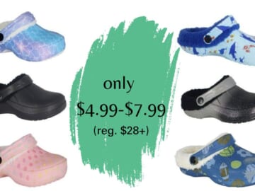 Kids Sherpa-Lined Clogs Only $4.99 (reg. $28)!