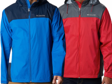 Columbia Men’s Glennaker Rain Jacket $25.52 Shipped Free (Reg. $60) – Red or Blue – Various Sizes