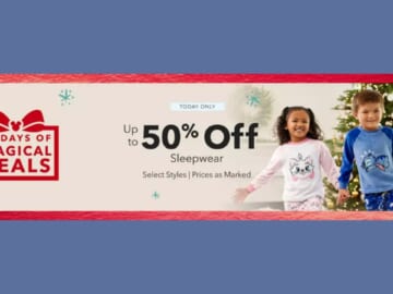 50% off Disney Pajamas+ Free Shipping