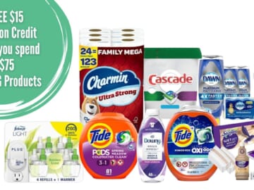 FREE $15 Amazon Credit w/ $75 P&G Purchase