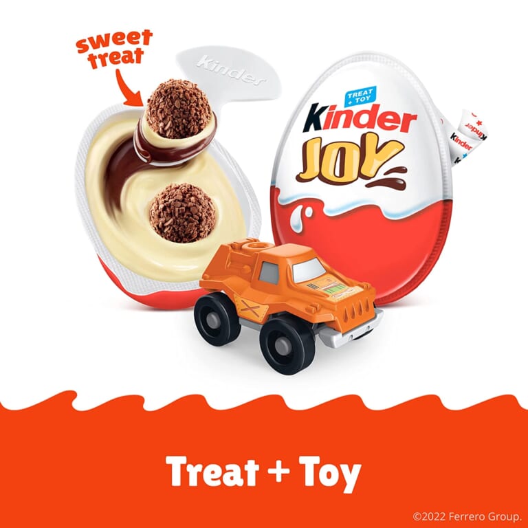 15-Pack Kinder Joy Eggs as low as $18.71 After Coupon (Reg. $26) + Free Shipping – $1.25 /0.7 Oz Egg! Includes Toy Inside!