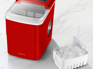 Insignia 26-Lb. Portable Red Ice Maker $94.99 Shipped Free (Reg. $126) – 4.8K+ FAB Ratings! – 4 Colors!