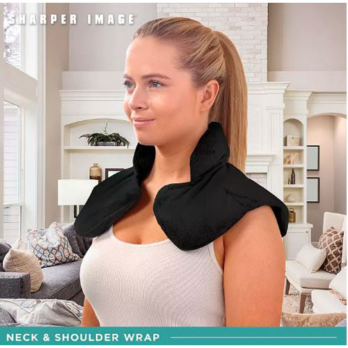 Today Only! Warming & Cooling Herbal Aromatherapy Neck & Shoulder Plush Wrap Pad $12 (Reg. $30) – Available in 3 colors!