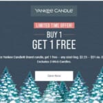 Yankee Candle | B1G1 Free Large Candles