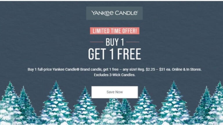 Yankee Candle | B1G1 Free Large Candles