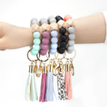 Silicone Key Ring Bracelets Wristlet only $9.99 shipped!