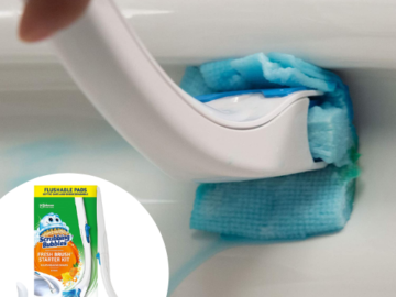 Scrubbing Bubbles Fresh Brush Toilet Bowl Cleaning System Starter Kit as low as $5.43 Shipped Free (Reg. $13.90) + Free Shipping – Includes: Wand + 4 Refills + 1 Stand