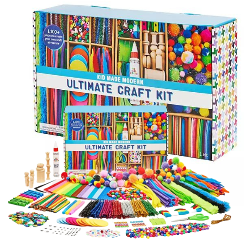 1100-Piece Kid Made Modern Ultimate Craft Kit $25 (50)