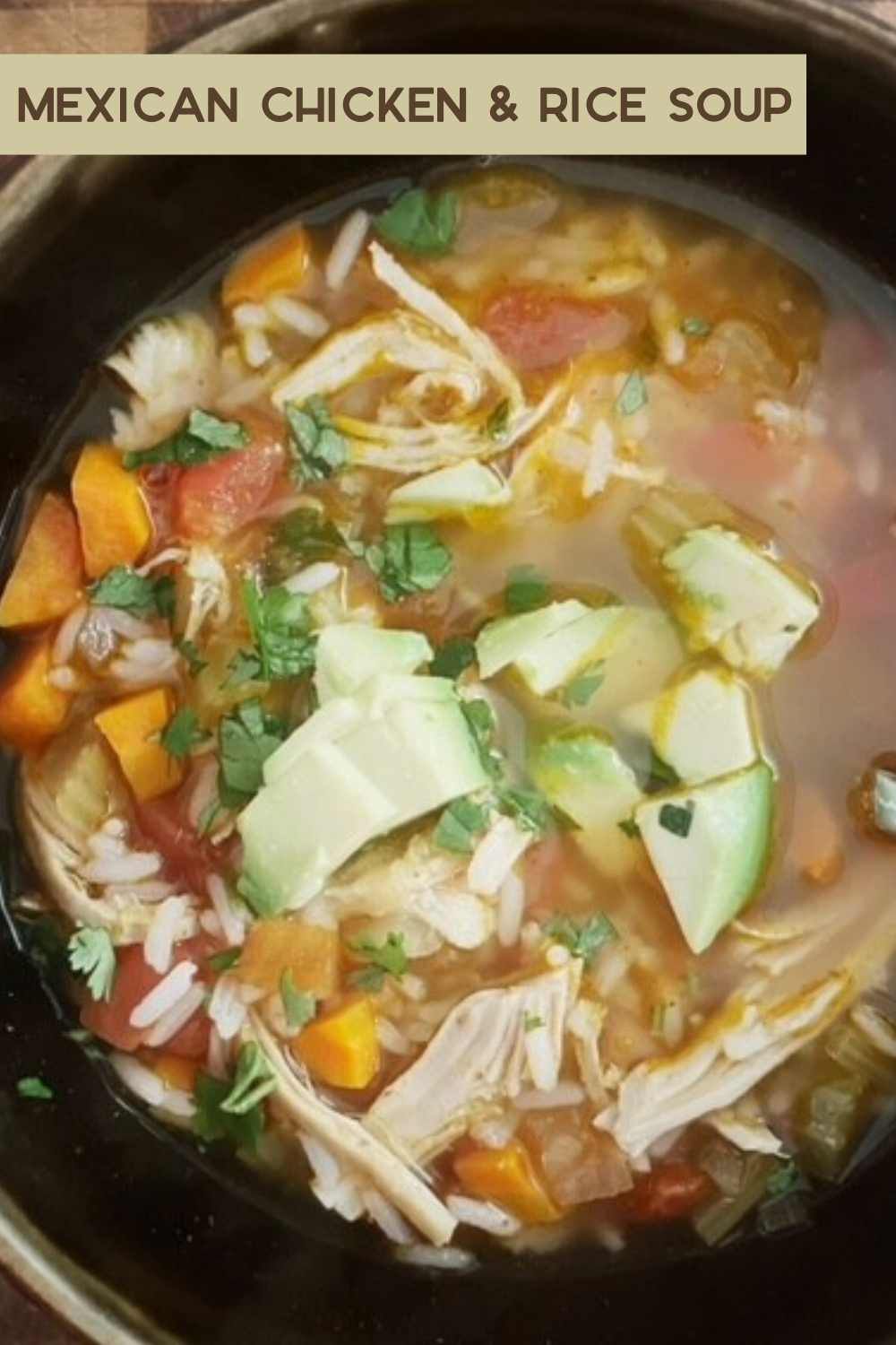 Have you ever had the chicken & rice soup at your local Mexican restaurant? It's flavorful, light & filling. I recreated it at home & it turned out so well!