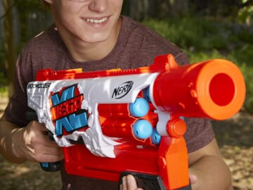 NERF Mega XL Boom Dozer Blaster (Nerf BFG) $15.99 (Reg. $45) – FAB Ratings! Includes 6 Mega XL Whistler Darts