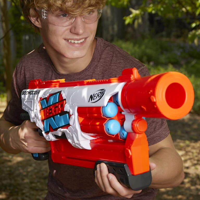 NERF Mega XL Boom Dozer Blaster (Nerf BFG) $15.99 (Reg. $45) – FAB Ratings! Includes 6 Mega XL Whistler Darts