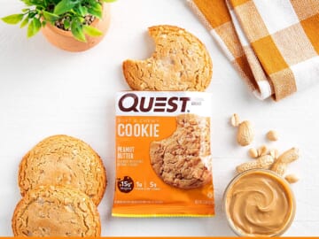 12-Count Quest Nutrition Peanut Butter Protein Cookie as low as $11 After Coupon (Reg. $29) + Free Shipping – $0.92/ 2.04-Oz Cookie