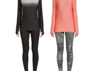 ClimateRight by Cuddl Duds 2-Piece Women’s Jersey Thermal Top and Leggings Set $10 (Reg. $12) – 8 Colors – S to 2XL!