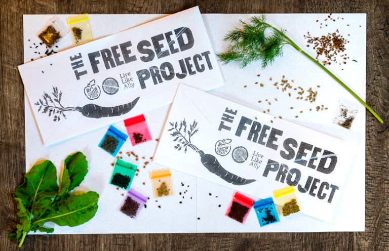 Free Packet of Vegetable Seeds!