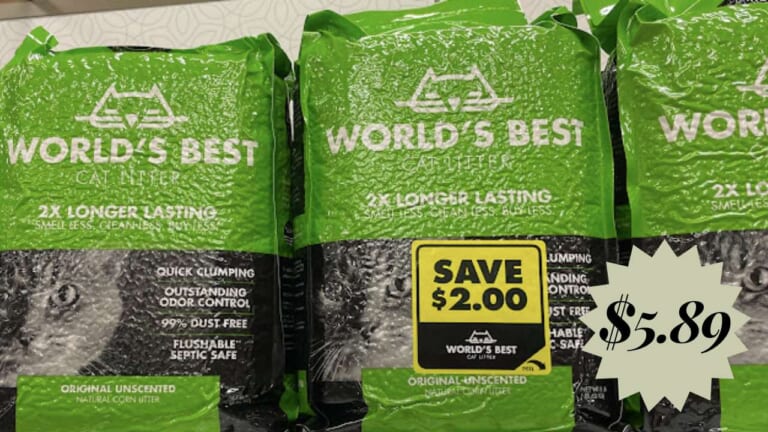 $5.89 World’s Best Cat Litter at Publix