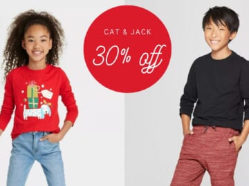 30% Off Cat & Jack Kids’ Clothing At Target