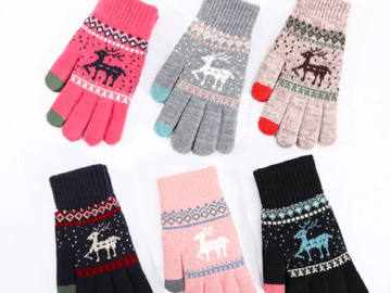 Christmas Winter Touch Screen Gloves only $8.99 shipped!