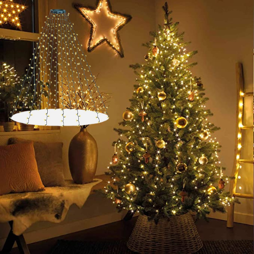 12-Line Dazzle Bright LED Waterfall Christmas Tree Lights, Warm White $12.99 After Coupon (Reg. $25.99) + Free Shipping – FAB Ratings!