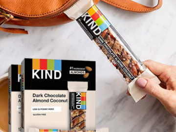 24-Count KIND Nut Bars, Dark Chocolate Almond Coconut, 1.4-oz as low as $16 After Coupon (Reg. $31.99) – $0.67/Bar