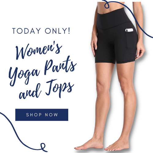 Today Only! Women’s Yoga Pants and Tops from $13.99 (Reg. $22.99) – FAB Gift Idea!