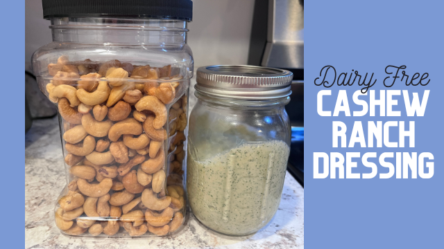 Dairy Free Cashew Ranch Dressing