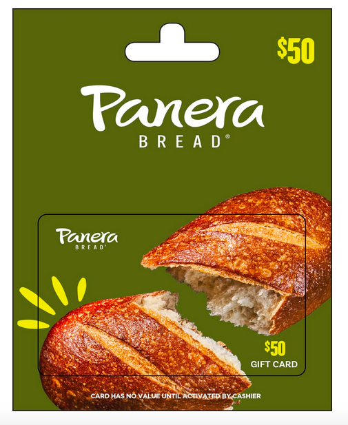 $50 Panera Bread Gift Card only $40 today!