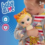 Baby Alive Rainbow Wildcats Doll with Accessories, Leopard $10.99 (Reg. $28) – 1.4K+ FAB Ratings! Amazon Exclusive