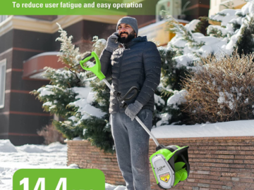 Today Only! Greenworks Snow Removal Tools $62.39 Shipped Free (Reg. $99) – FAB Ratings!