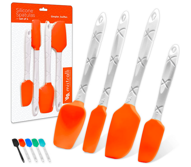 4-Piece Silicone Spatula Set only $3.12!