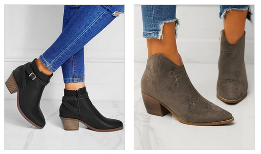 Kaensi Ankle Boots only $19.79 + shipping!