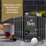 100-Count Peet’s Coffee, Dark Roast Espresso Pods Compatible with Nespresso Original Machine as low as $52.02 Shipped Free (Reg. $61.20) – 52¢/pod!