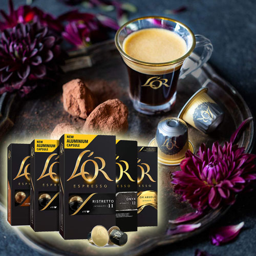 Save 25% on L’OR Espresso Aluminum Coffee Capsules as low as $17.25 After Code + Coupon (Reg. $33.49+) + Free Shipping + More Coffee Capsules from $16