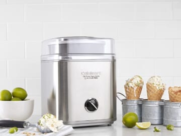 Cuisinart Ice Cream Maker, 2 Qt, With Double-Insulated Freezer Bowl $49.98 Shipped Free (Reg. $86.06) – 16.5K+ FAB Ratings!