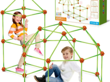 140-Piece Fort Building Kit for Kids $51.99 Shipped Free (Reg. $60)