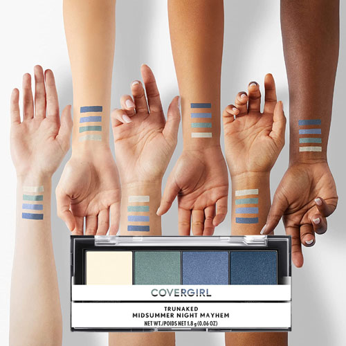 FOUR COVERGIRL Trunaked Quad Eyeshadow Palette, Midsummer Night Mayhem as low as $2.42 EACH Shipped Free (Reg. $11) – FAB Ratings! + Buy 4, save 5%