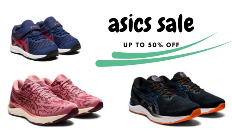 Asics Footwear Up To 50% Off + Extra 10% Off