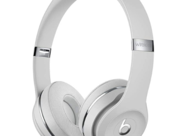 Today Only! Beats Solo3 Wireless On-Ear Headphones Apple W1 Headphone Chip, Satin Silver $114.95 Shipped Free (Reg. $199.95) – Latest Model!